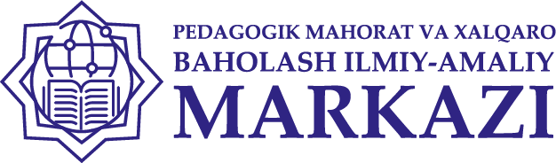 Pedagogik mahorat va xalqaro baholash ilmiy-amaliy markazi logotipi